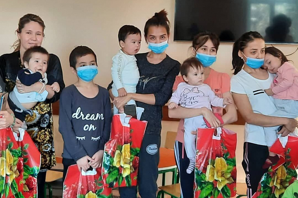 Yo'l bolalar kasalxonasida bayram tantanalari